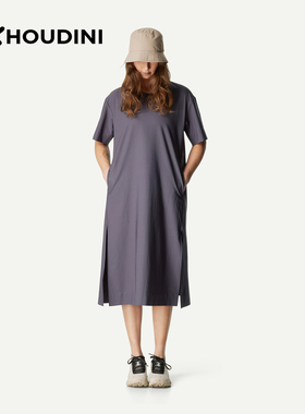 HOUDINI胡丁尼 Cover Dress守护女户外夏季轻薄休闲宽松长裙