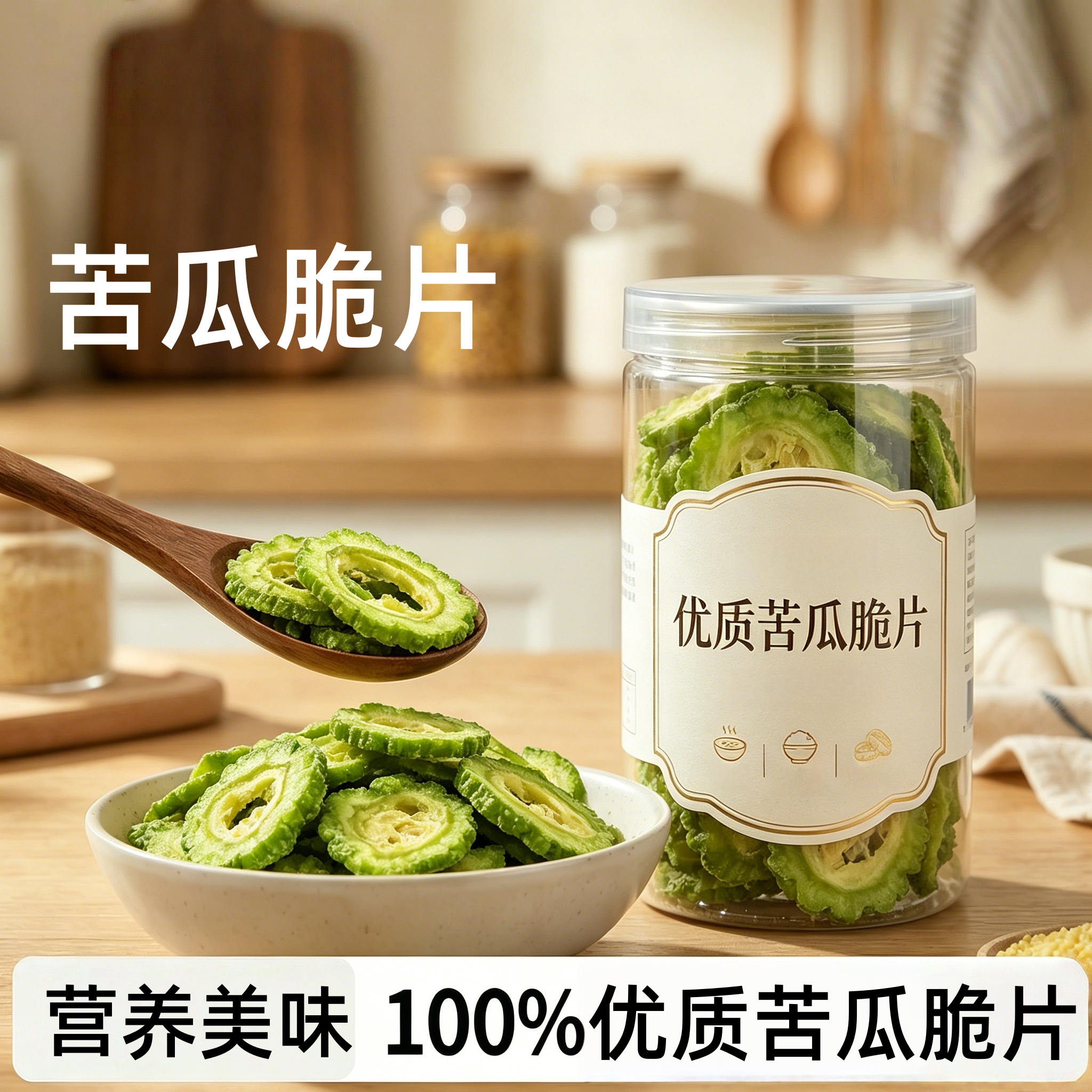 无糖苦瓜脆片即食无添加非油炸零食官方旗舰店果蔬干糖友解馋零食图片