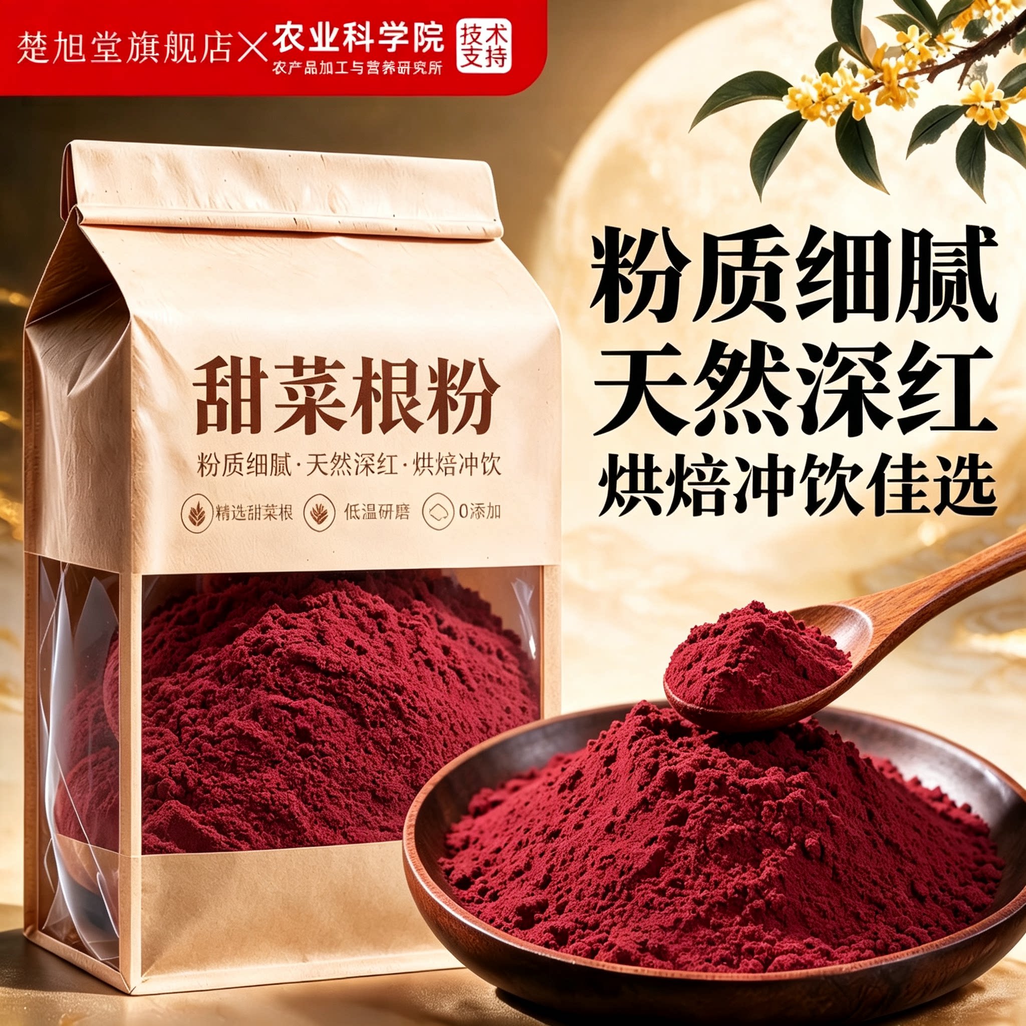 甜菜根粉官方旗舰店早餐冲饮高叶酸膳食纤维粉跑步健身补剂代餐粉