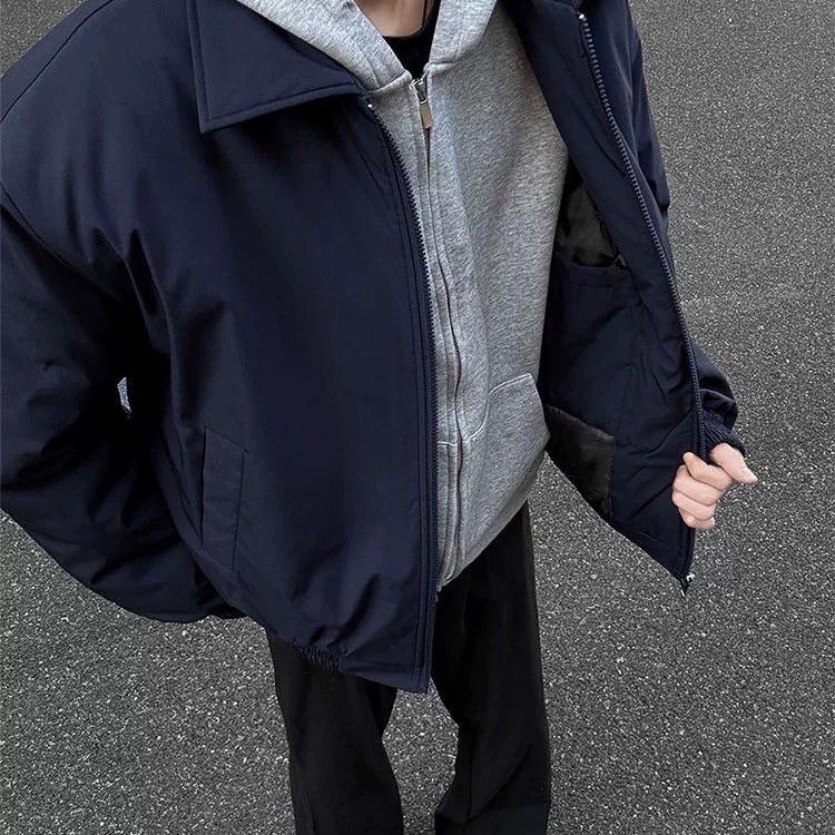 秋冬美式飞行员夹克棉服男