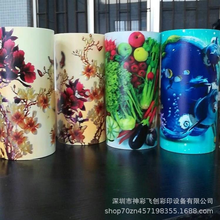 小挂件塑料物品工艺品打印机玻璃水杯LOGO彩喷机圆柱平面一体机