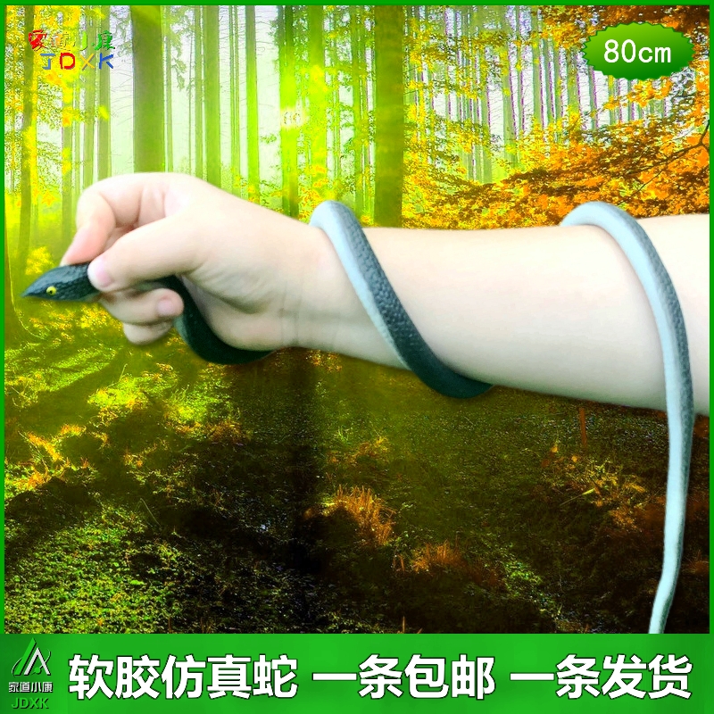 软胶玩具蛇眼镜蛇送小蛇包邮