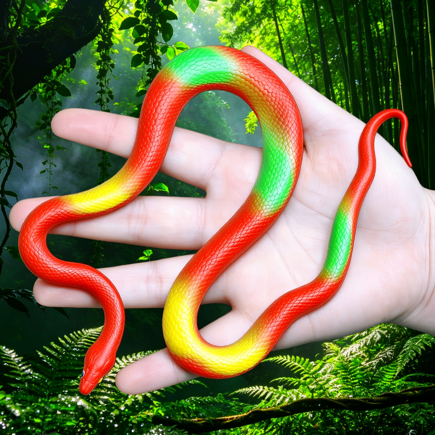 JDXK仿真蛇软胶小号蟒蛇玩具包邮