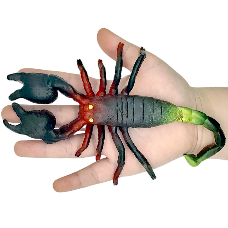 彩色软胶仿真蝎子包邮