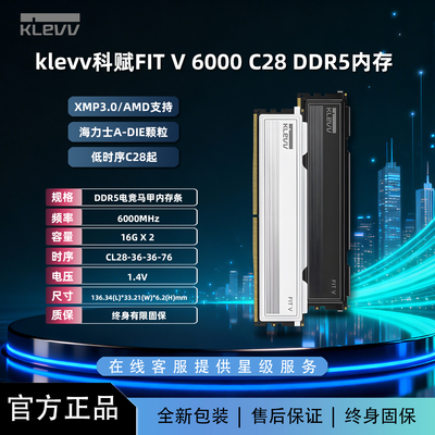 科赋FITV内存条6000C2816GBx2