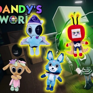 跨境新品丹迪的世界dandy’s world plush 毛绒玩具玩偶公仔现货