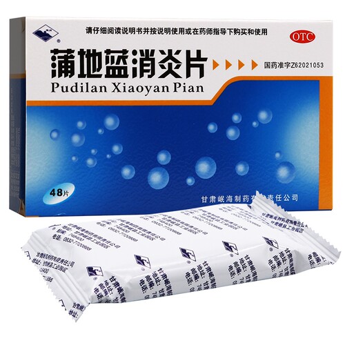 [岷州]蒲地蓝消炎片0.3g*48片/盒