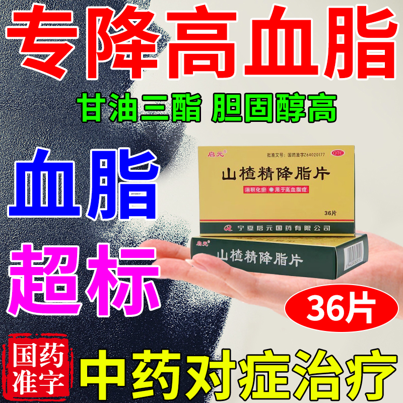 降血脂的特新效药搭健脾颗粒山楂精降脂片同仁堂非滴丸官方旗舰店