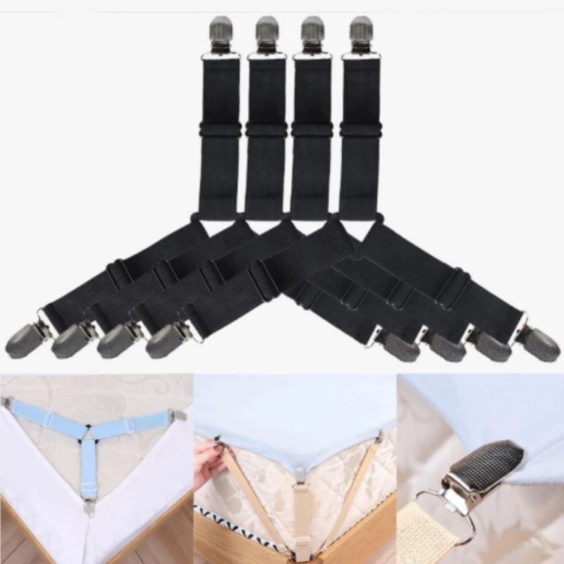 床单固定器桌布沙发垫松紧绳夹子床笠固定扣被罩防跑神器