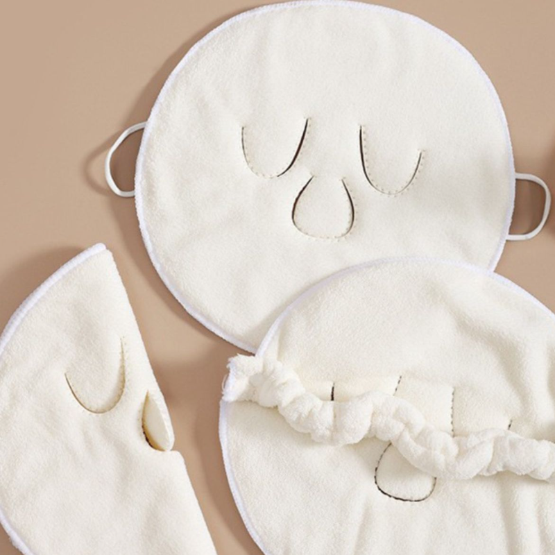 热敷毛巾面罩冷敷蒸脸美容神器眼部面部蒸汽加热面膜巾