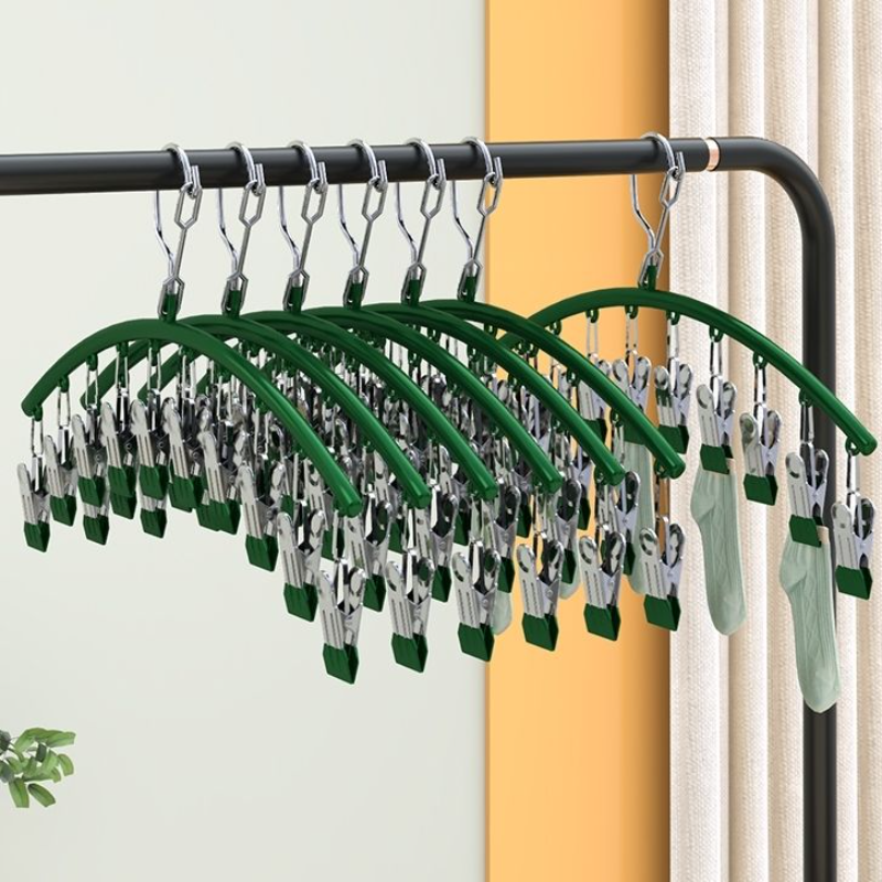 家用晒袜子神器多夹子晾衣架阳台内衣内裤袜夹