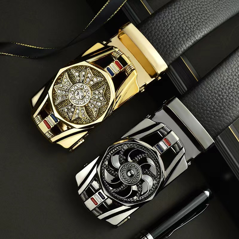 男士真皮自动扣皮带商务休闲百搭韩版正装裤带