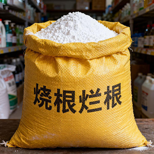 高浓度工业盐杀shu根杂草专用盐强力粗盐颗粒耕地禁用大shu