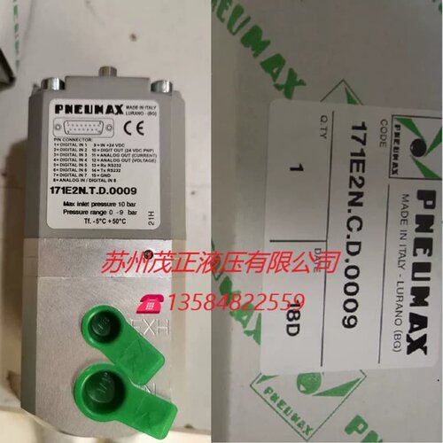 【】PNEUMAX纽迈司气缸CODE:1397.63.200.01X6/1397.40/50.100