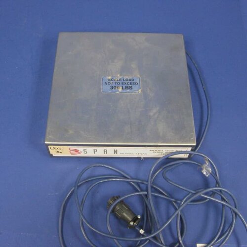 【】Span GCS300 Scale Load Up To 300LBS Stainless Steel Used