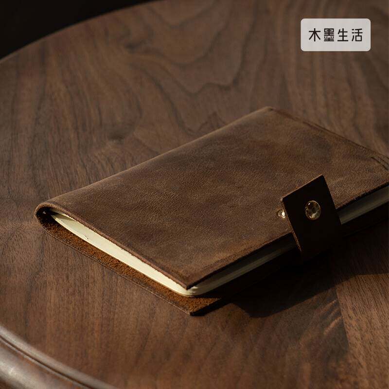 MUMO木墨 疯马皮笔记本 道林纸 记事本 空白手账本记录本