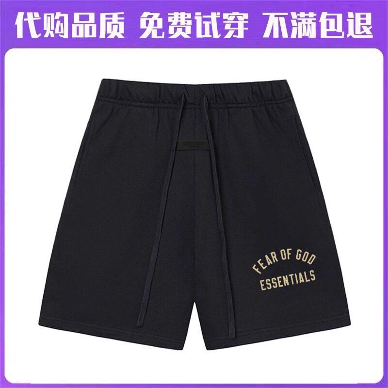 ESSENTIALS官方复线夏季美式复古五分短裤男女小众高街百搭FOG潮