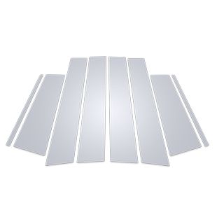 奔驰新E级E300L/E260L车窗饰条专用中柱亮条改装配件汽车用品大全