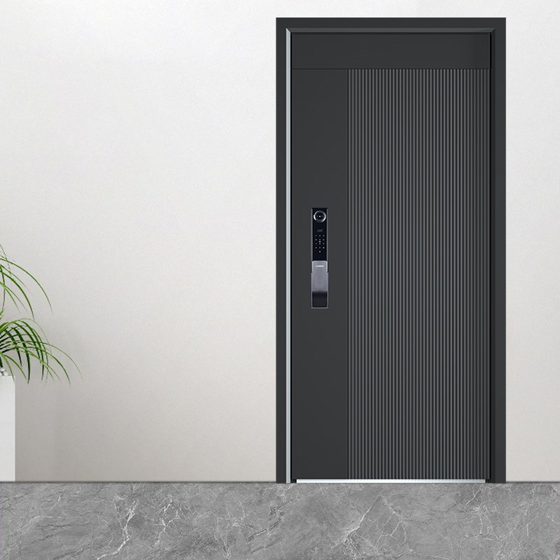 甲级智能防盗门家用单开子母密码锁指纹锁进户门隔音别墅入户大门