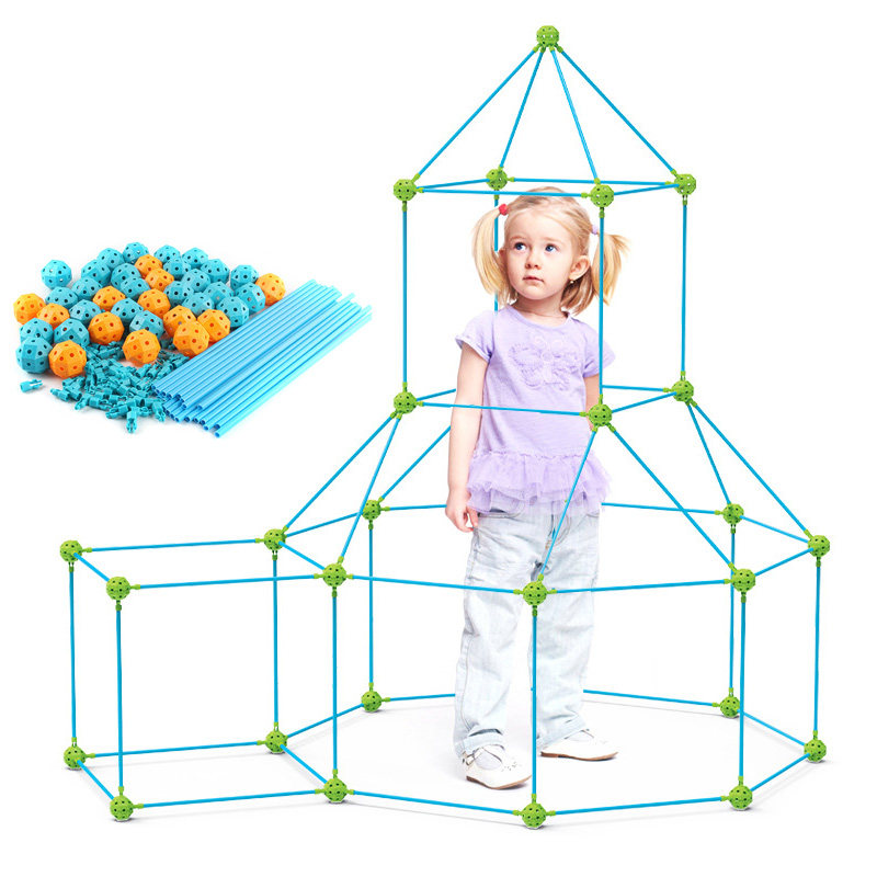 大号儿童构建玩具拼插分子积木棒搭建房子帐篷建筑幼儿园亲子活动,玩具/童车/益智/积木/模型,其他手工制作,淘宝优惠券,粉丝福利购,淘宝优惠卷