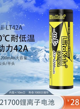 正品21700锂电池3.7V动力10C大功率放电4200mAh耐低温电钻无人机