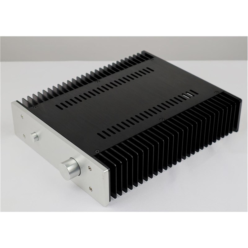 后级2607 桌面功放铝机箱 甲类小后级 全铝电源机箱 铝机箱