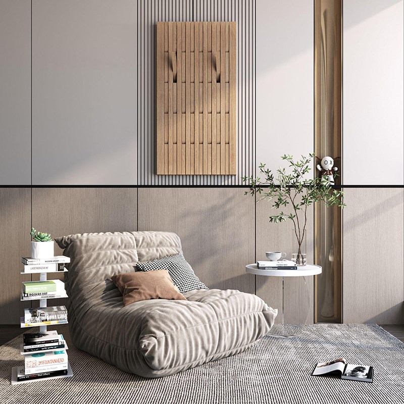 橡木钢琴键衣帽架实木衣架创玄关壁挂多功能衣架意设计入户置物架