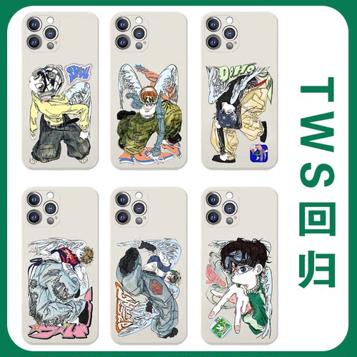 TWS回归手机壳艺术漫画手绘