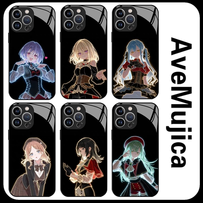 AveMujica手机壳玻璃硬壳