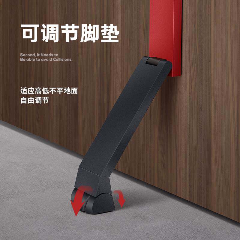 极速阻门器顶门器防撞門擋t门固定器挡门吸防盗锁门抵门器门碰门