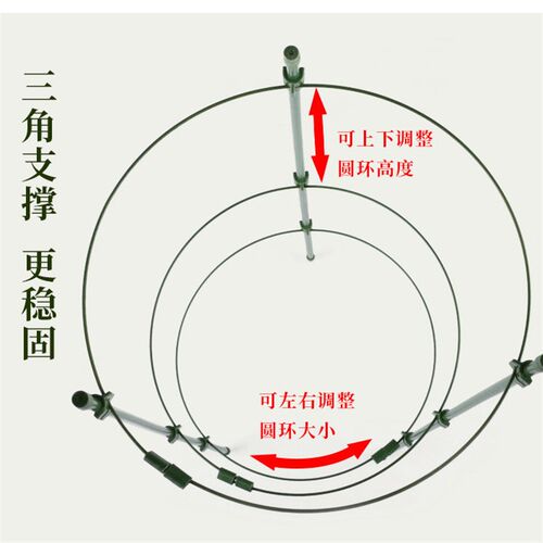 极速植物支d撑杆园艺支架花架爬藤支架室内阳台户外绿萝蟹爪兰固