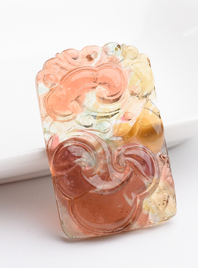 新品007直播介绍 碧玺松石舒俱来蜜蜡手链男女 一物一.图水晶时尚