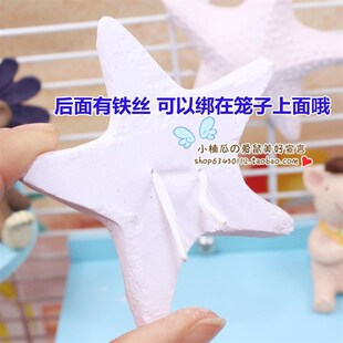 极速任意挂笼笼i子磨牙石花枝5个包邮笼子海星通心粉磨牙仓鼠仓鼠