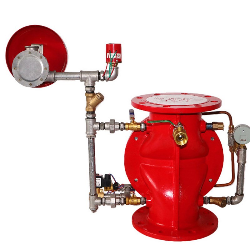 极速DN80 DN100 DN150 wDN200隔膜式雨淋阀ZSFM 消防雨淋报警阀