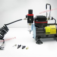 速發(fā)迷你空壓機(jī)/模型噴漆氣泵/墻繪汽車彩繪/模型上色噴泵/模型泵