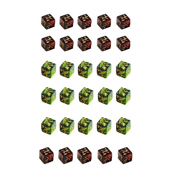 极速10pcs Dice Counters GatheringD Table Game Funny Dice Hom