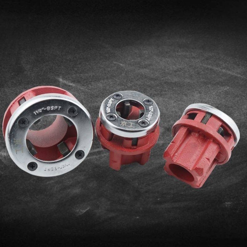 极速。手动攻丝机4分6分1u.2寸管子铰板镀锌管塑料套丝机板牙套丝