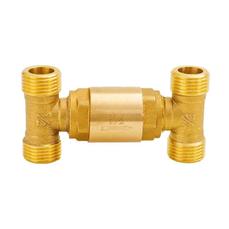 极速h阀零冷水循环阀4分6分燃气热水器回水阀单向U阀止回热水三通