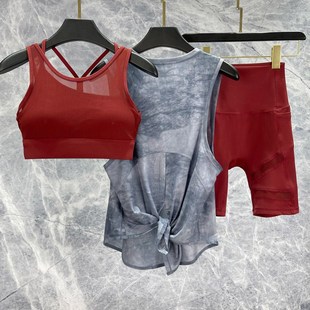 新品瑜伽服女2025新款s夏天小个子薄款短裤专业跑步运动套装速干