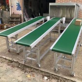 速发厂促小型流水线输送机上料机生产线机螺旋输送带链板输送