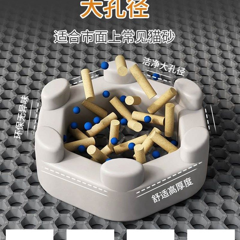 速发猫砂盆防外溅垫猫砂子超大双层过滤防带出漏控砂宠物猫咪用品,宠物/宠物食品及用品,猫狗垫子,淘宝优惠券,粉丝福利购,淘宝优惠卷