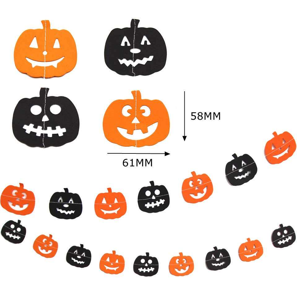 极速2.2 meters Halloween pumpkin paper flower QHalloween DIY