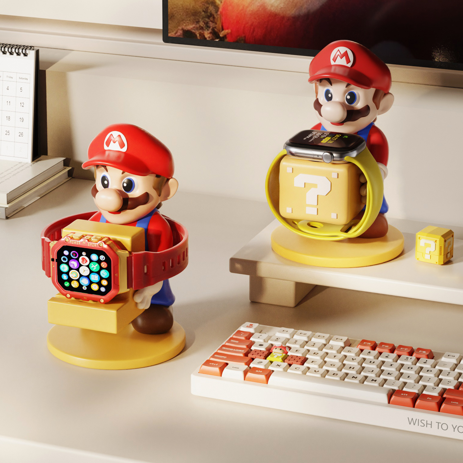 【天猫热销T0P1】马里奥手表支架