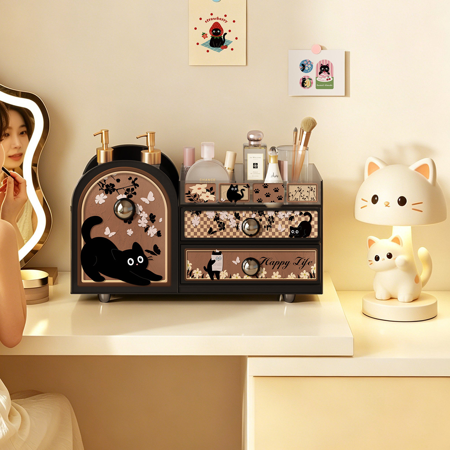 【天猫热销新趋】化妆品收纳盒图片
