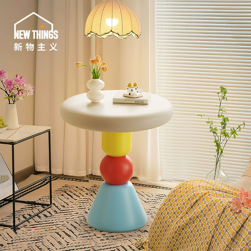 创意多巴胺客厅小茶几小户型可移动小桌子高级感奶油风阳台小茶桌,住宅家具,茶几,淘宝优惠券,粉丝福利购,淘宝优惠卷