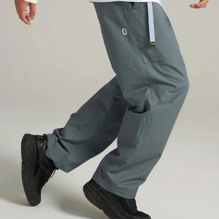 零 男士 新品 A1233PA01 素然渃 夏季 户外耐磨休闲棉格子直筒裤
