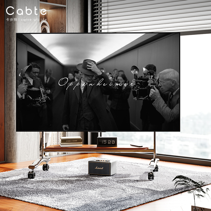 大尺寸不锈钢电视推车50-100英寸