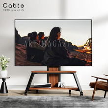 CABTE电视机支架可移动落地电视柜65/75/85/100寸电视架立式推车