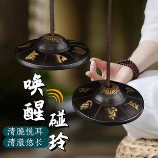 碰钟敲打击乐器手工碰盅瑜伽冥想音疗碰铃传统丁夏清脆撞铃铜制