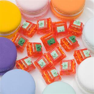 耳朵橘轴Equalz V2 5脚62g 67g 高端客制化机械键盘线性类红轴体